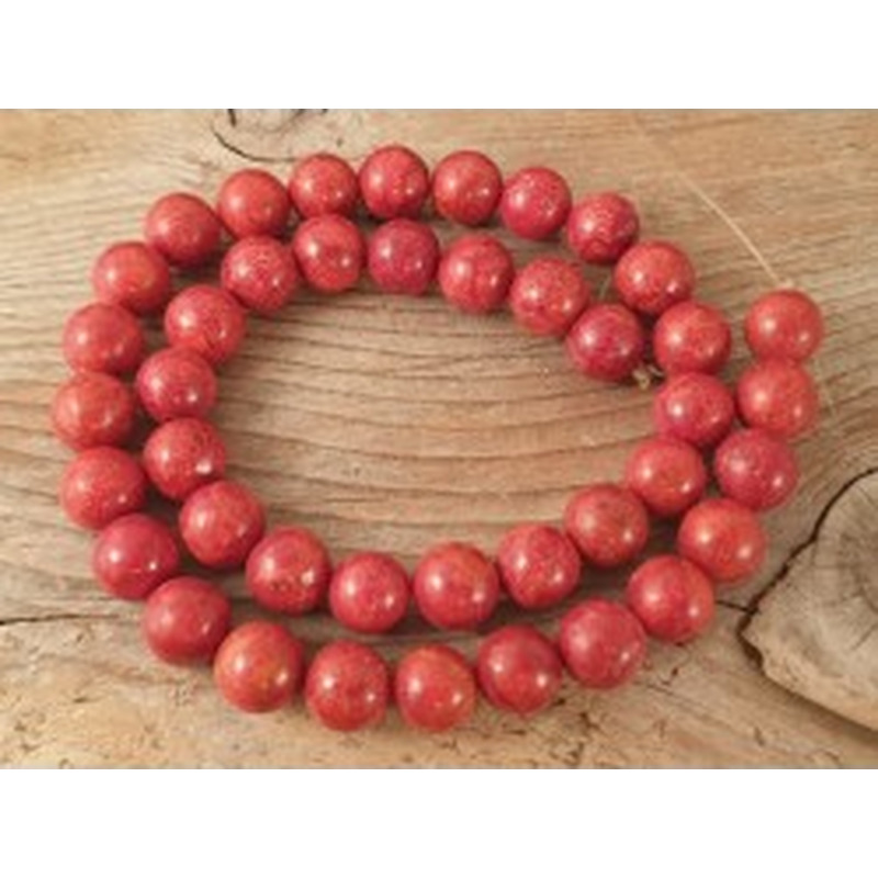 Schaumkoralle Kette 10mm 2