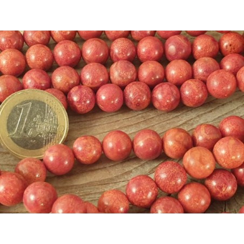 Schaumkoralle Kette 10mm