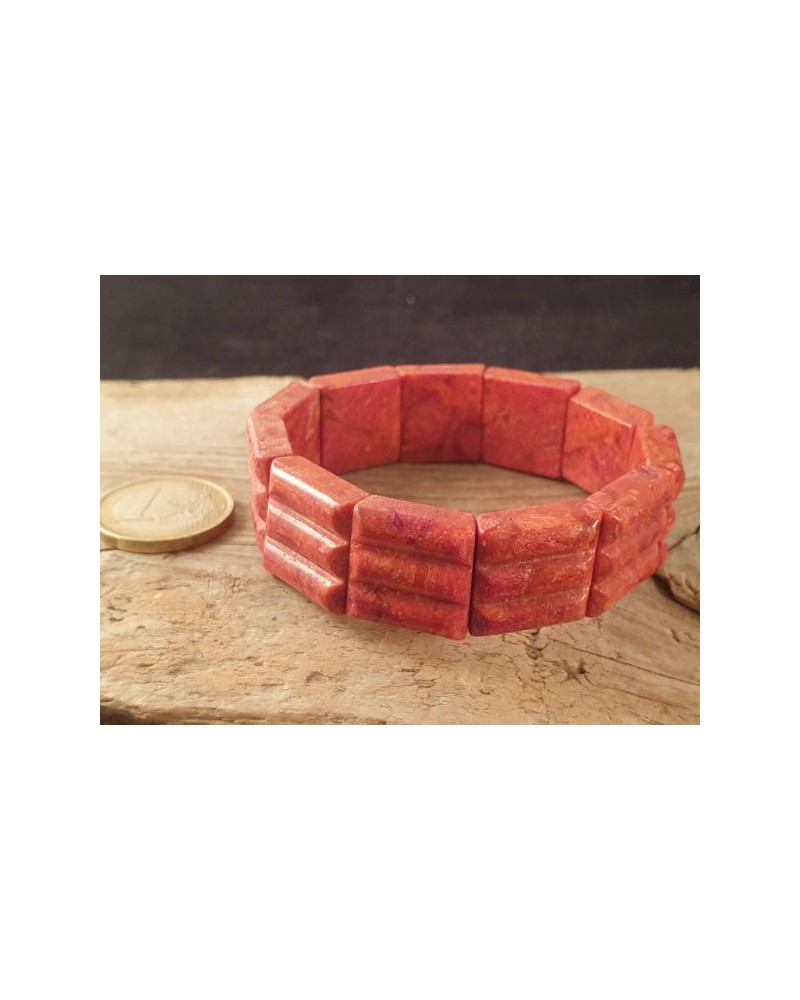 Schaumkorallekoralle Armband 18mm
