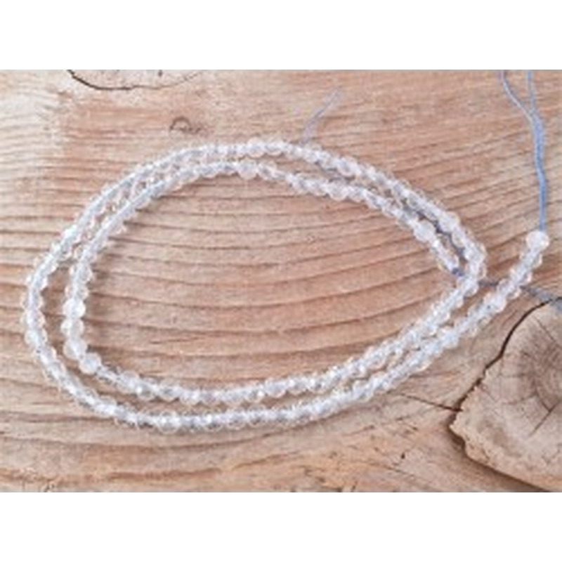 blauer Topas Kette facettiert 4mm 2
