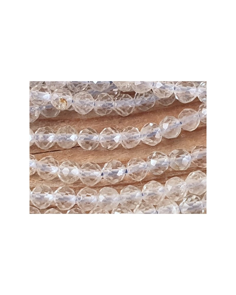 blauer Topas Kette facettiert 4mm