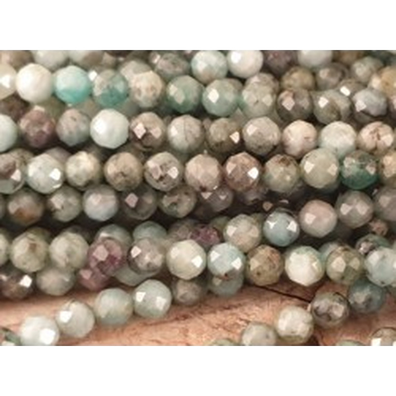 Smaragdkette (Beryll) facettiert 4mm
