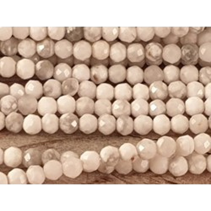 Howlithkette facettiert 2mm