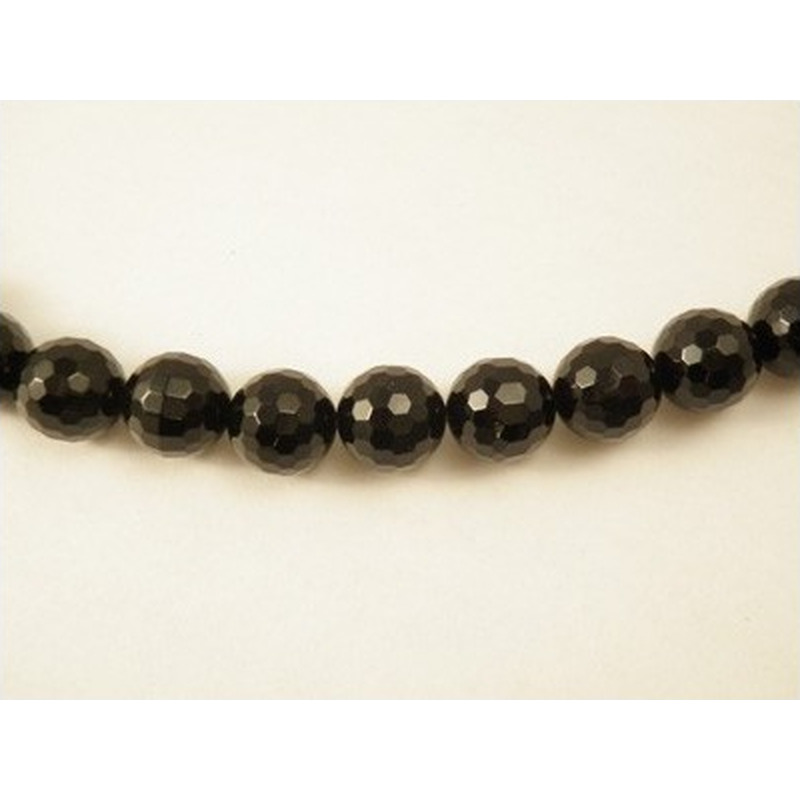 Onyxkette facettiert 12mm
