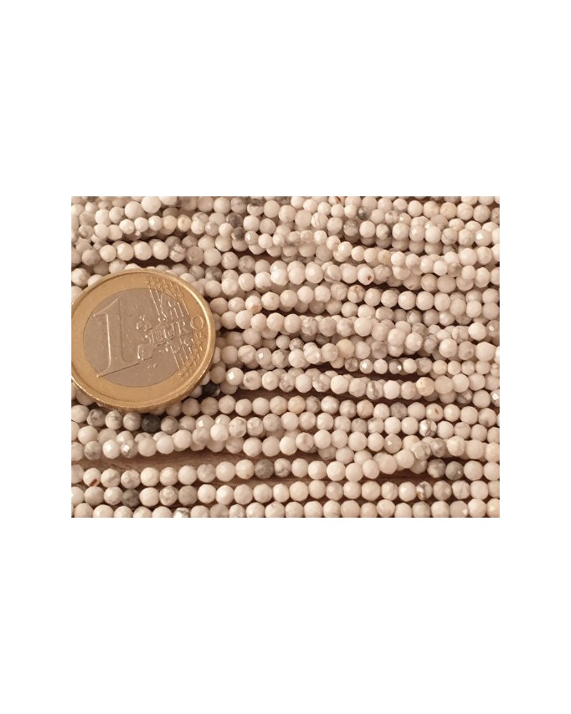 Howlithkette facettiert 3mm