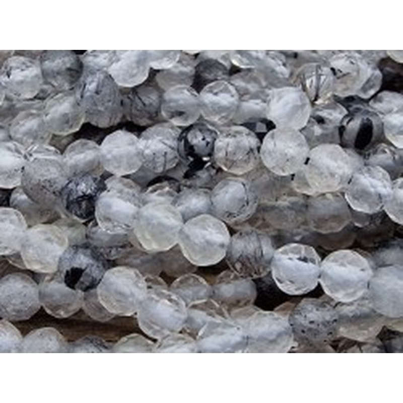 Turmalinquarzkette facettiert 3mm
