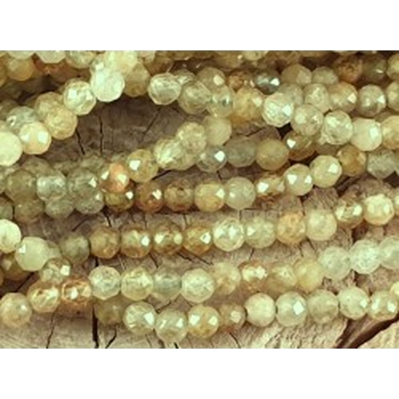 Grossularkette 2mm facettiert