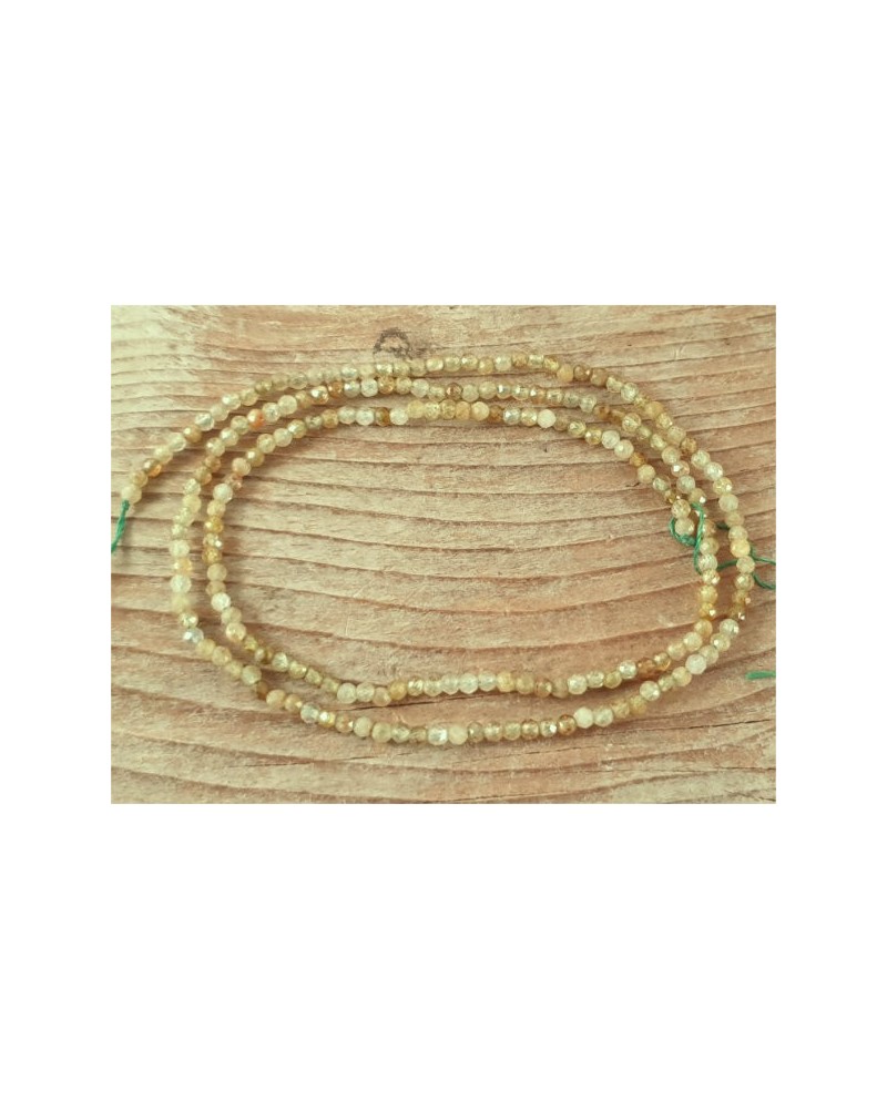 Grossularkette 2mm facettiert