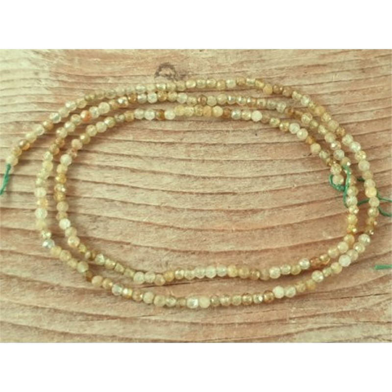Grossularkette 2mm facettiert