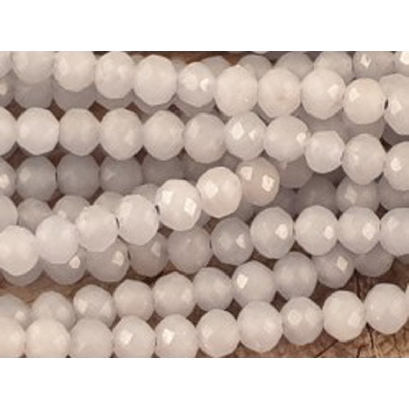 Anhydritkette (Angelit) facettiert 3mm