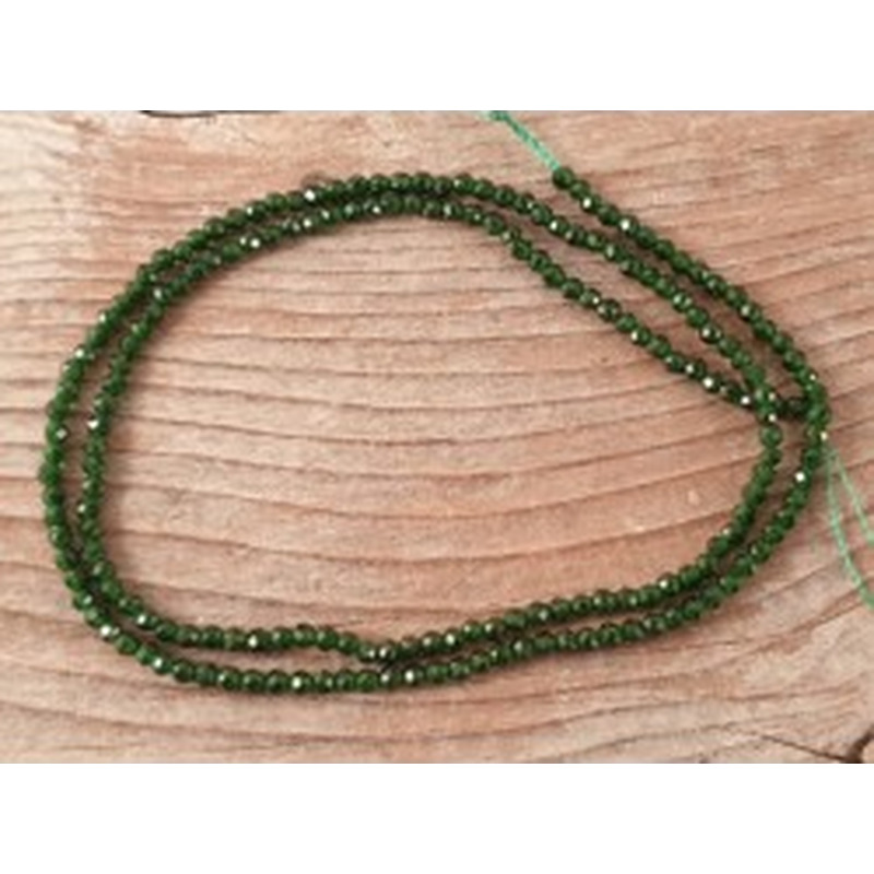 grüne Goldflusskette facettiert 2mm 2