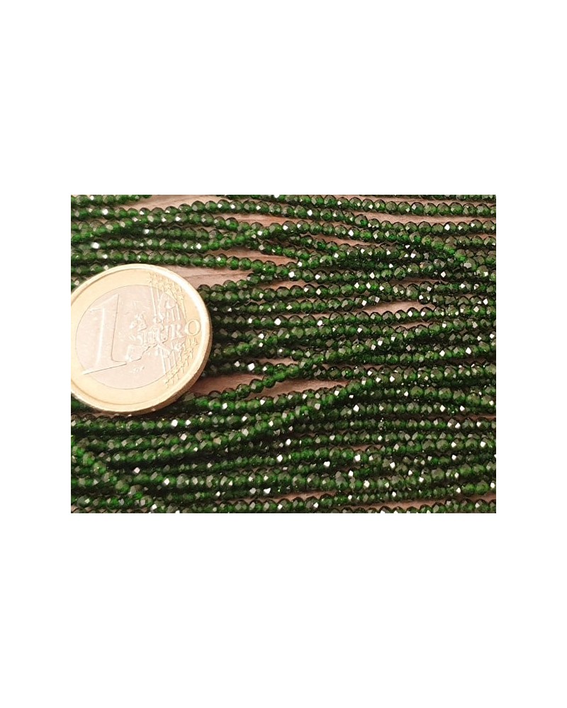 grüne Goldflusskette facettiert 2mm