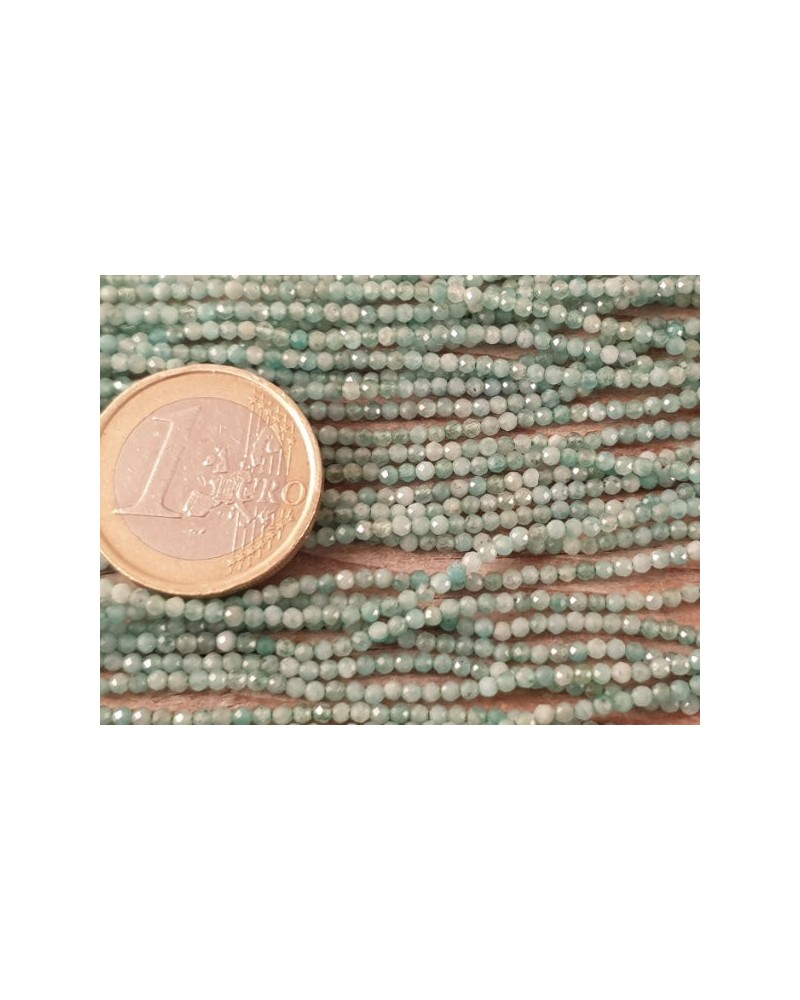 Smaragdkette (Beryll) facettiert 2mm