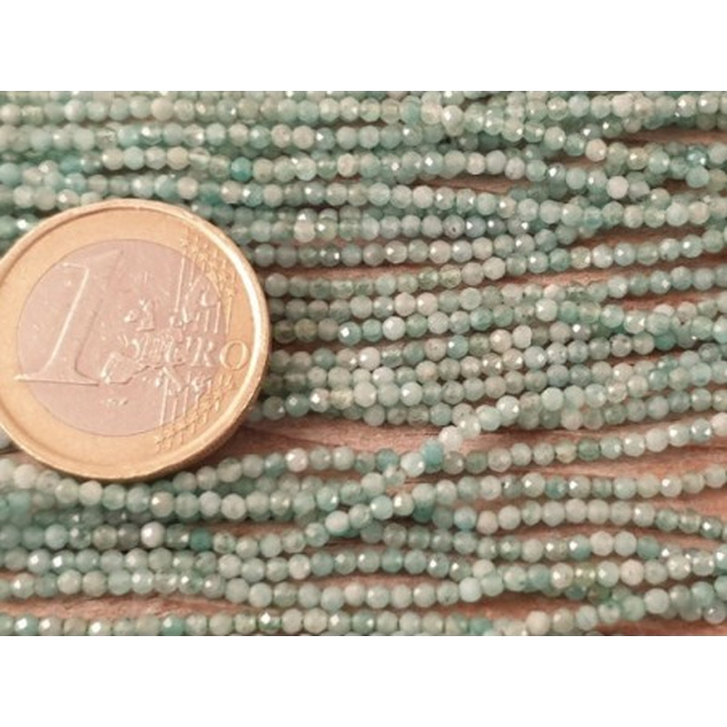 Smaragdkette (Beryll) facettiert 2mm