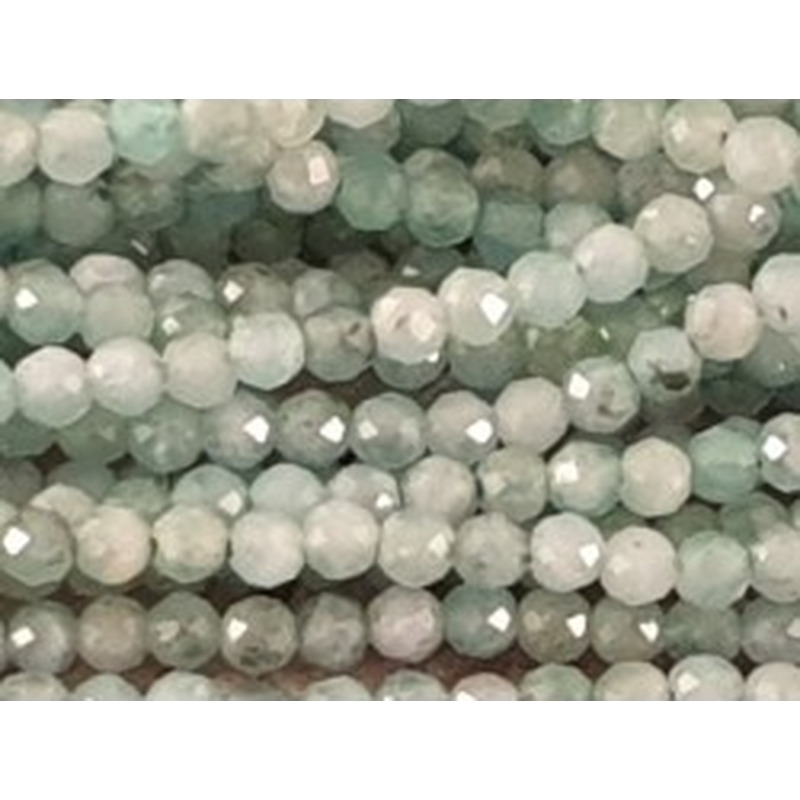 Smaragdkette (Beryll) facettiert 2mm
