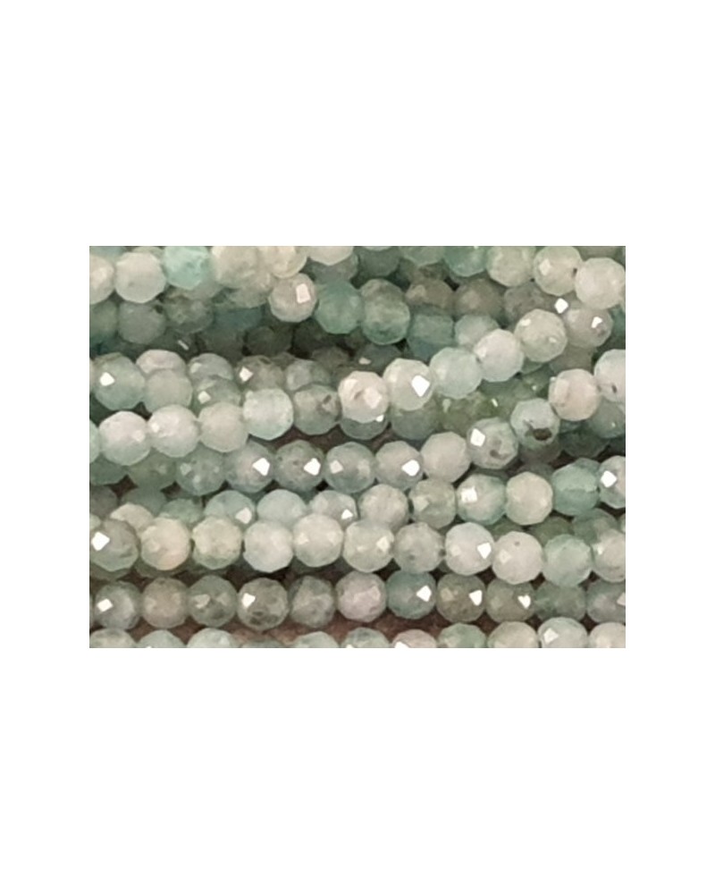 Smaragdkette (Beryll) facettiert 2mm