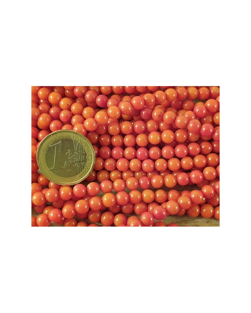 Bambuskorallekette 5mm