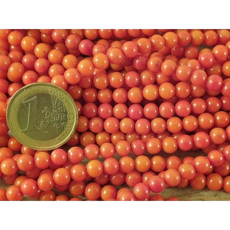 Bambuskorallekette 5mm