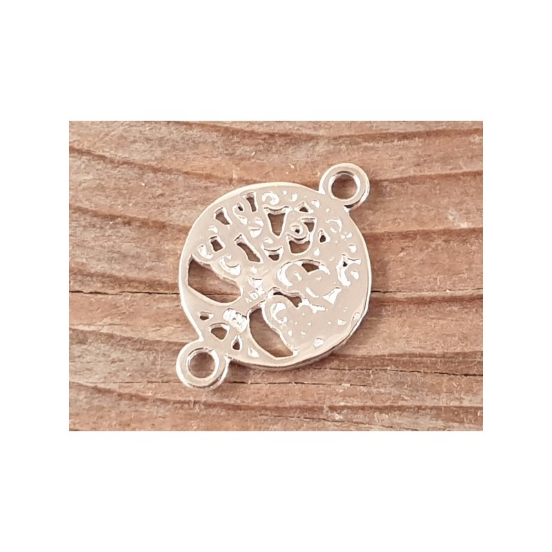 Zwischenteil-Link Baum des Lebens 14x20mm, 925 Silber