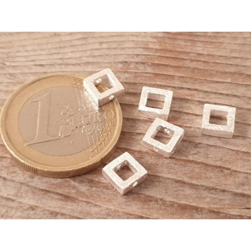 Zwischenteil 6x6x2mm, 925 Silber
