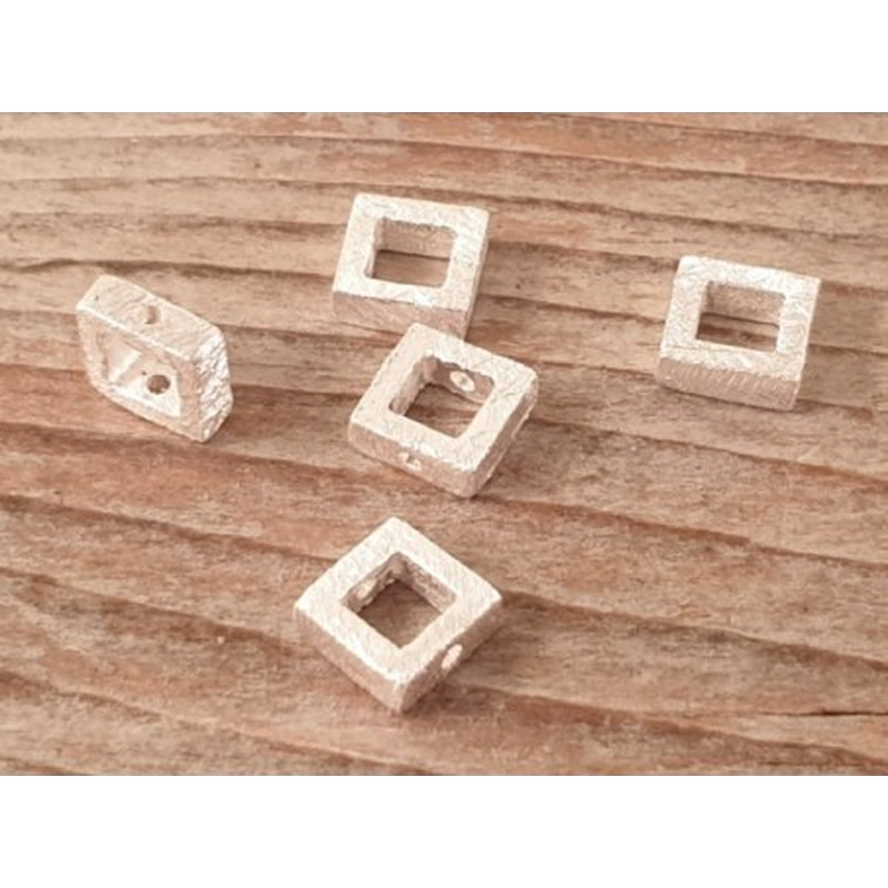 Zwischenteil 6x6x2mm, 925 Silber