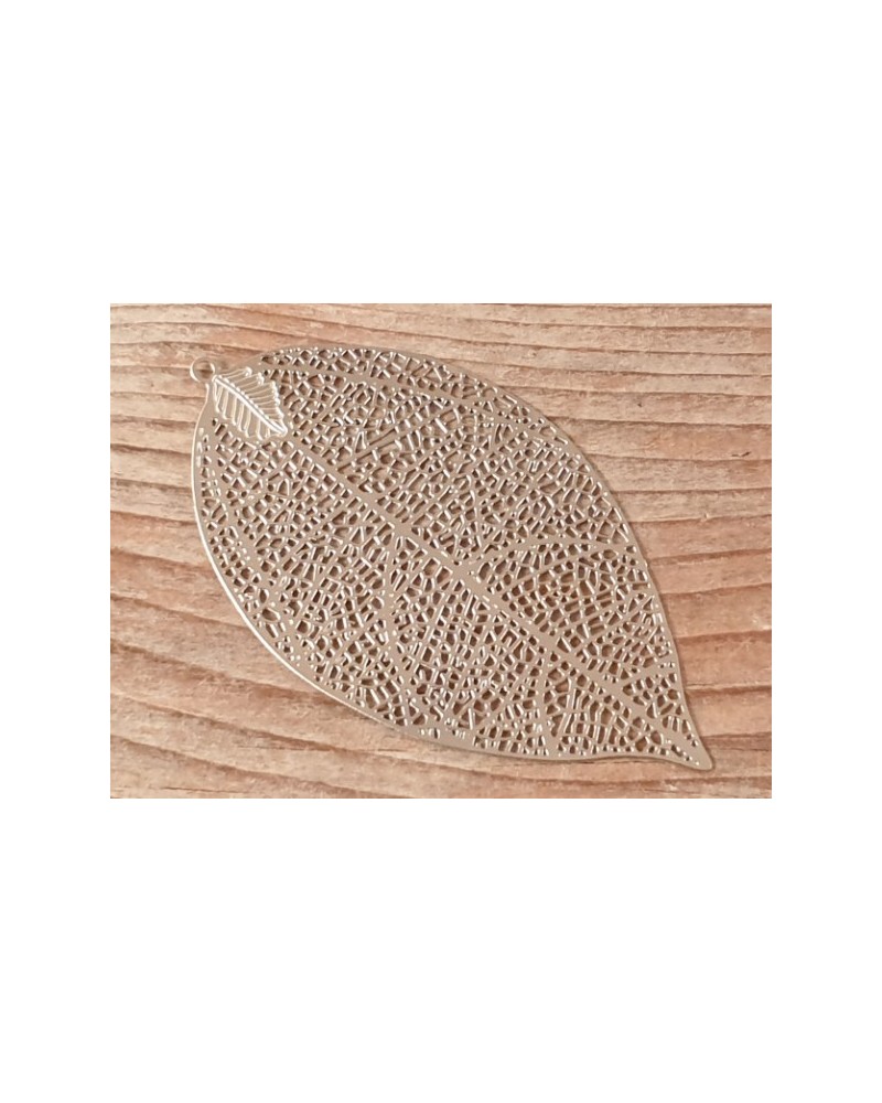 Blattanhänger 60x33x0.3mm, Edelstahl