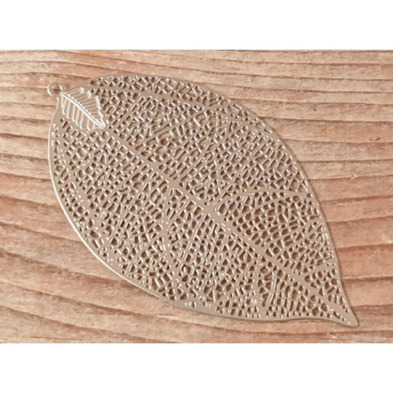 Blattanhänger 60x33x0.3mm, Edelstahl