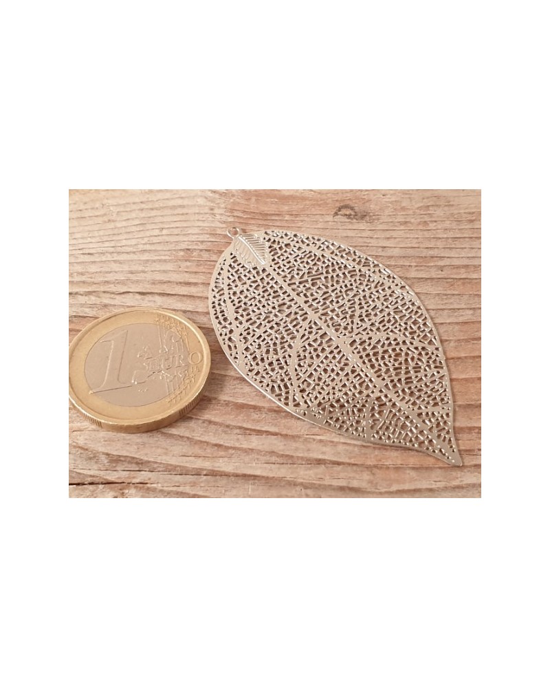 Blattanhänger 60x33x0.3mm, Edelstahl