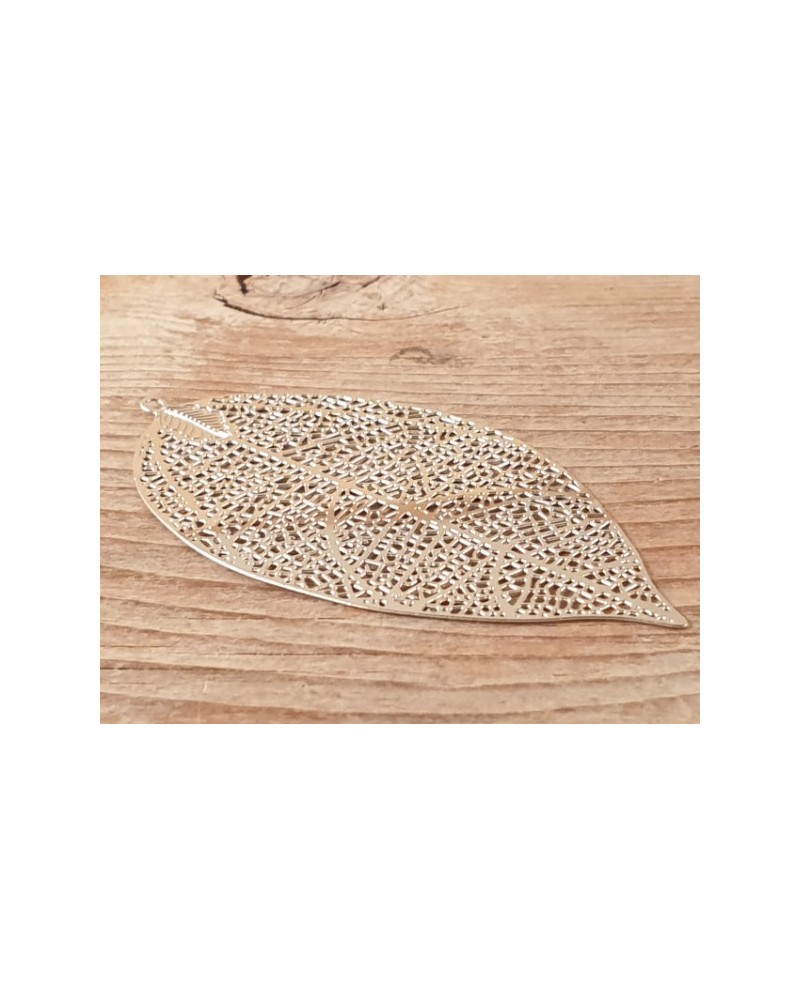 Blattanhänger 60x33x0.3mm, Edelstahl