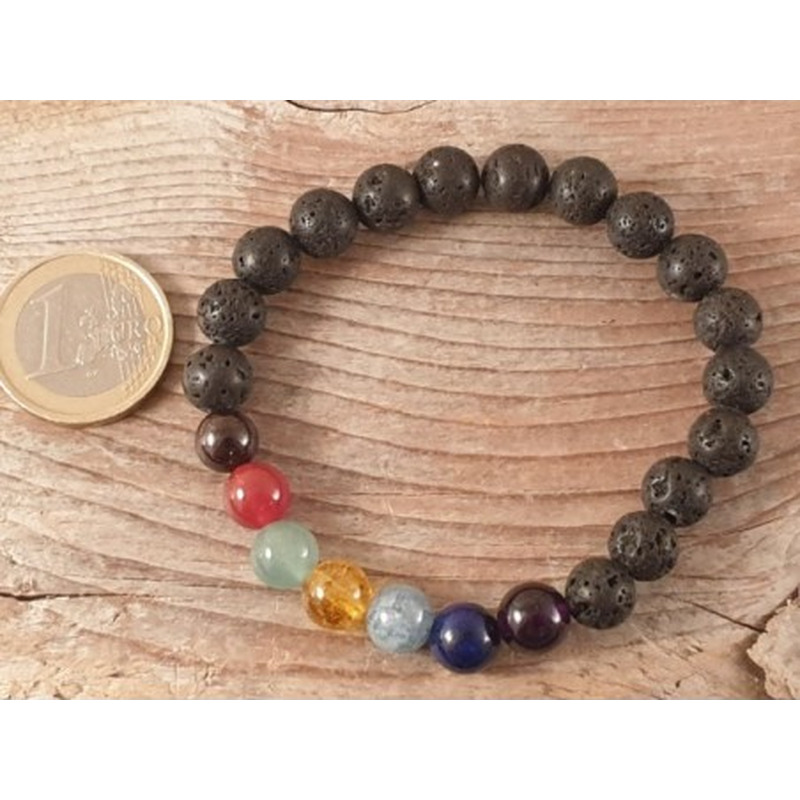 Chakra 8mm Armband