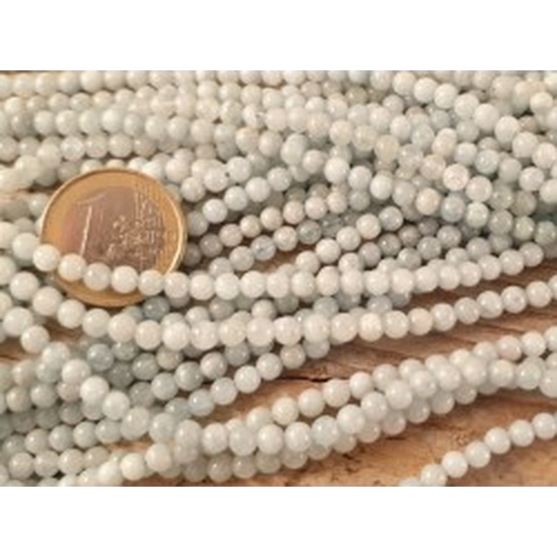 Aquamarinkette 4mm 2