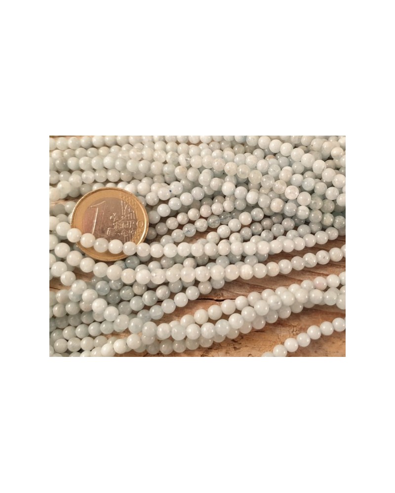 Aquamarinkette 4mm