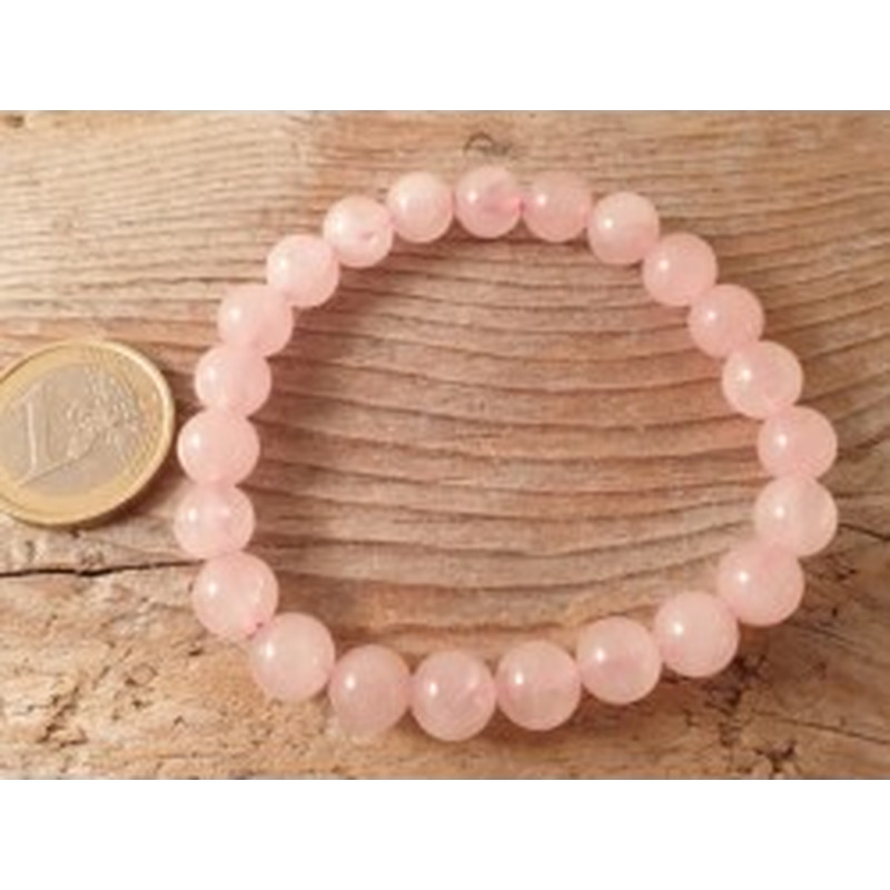 Rosenquarz 8mm Armband 2