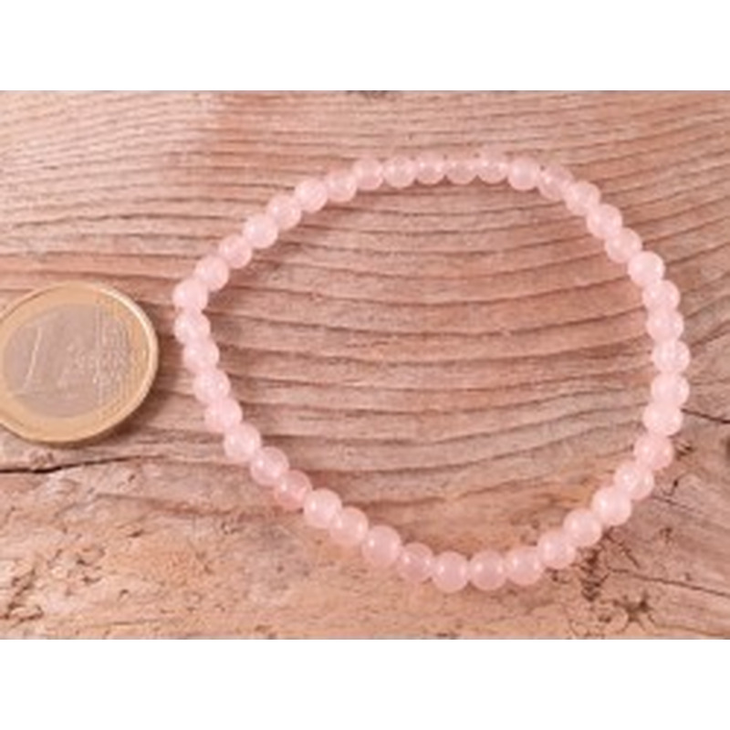Rosenquarz 4mm Armband 2
