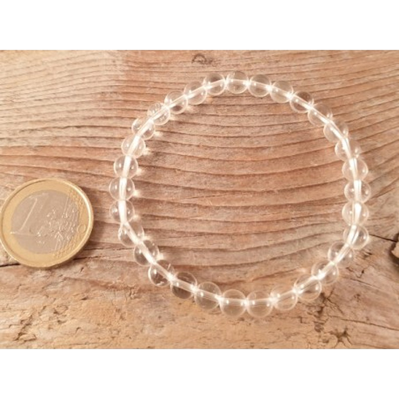 Bergkristall 6mm Armband
