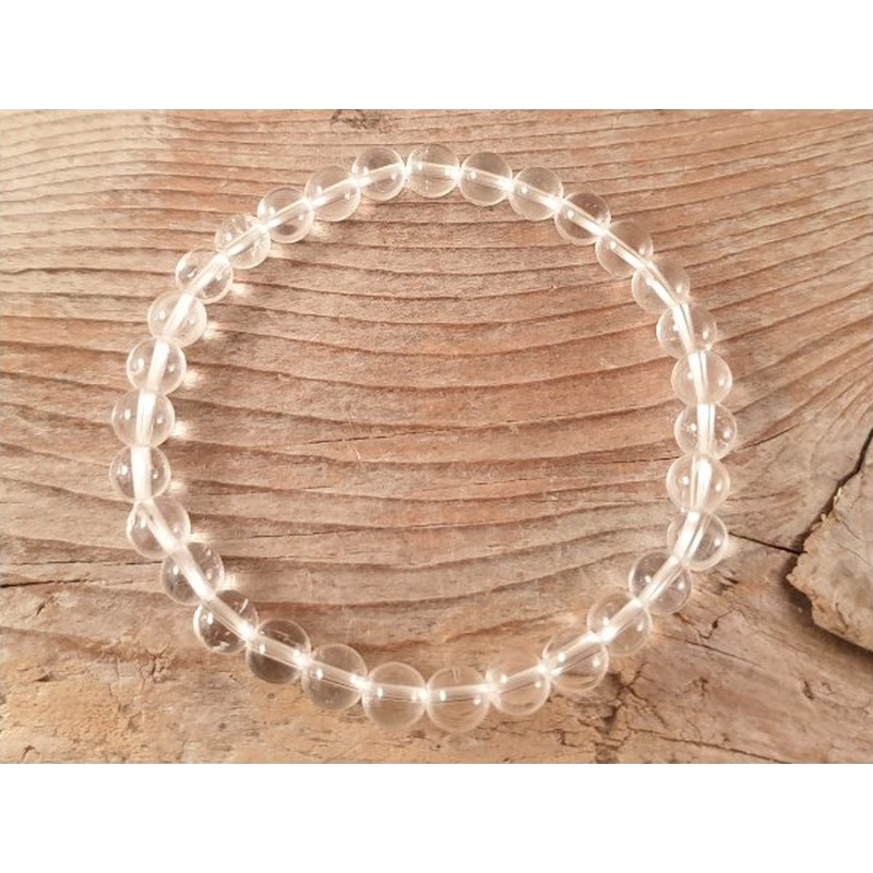 Bergkristall 6mm Armband
