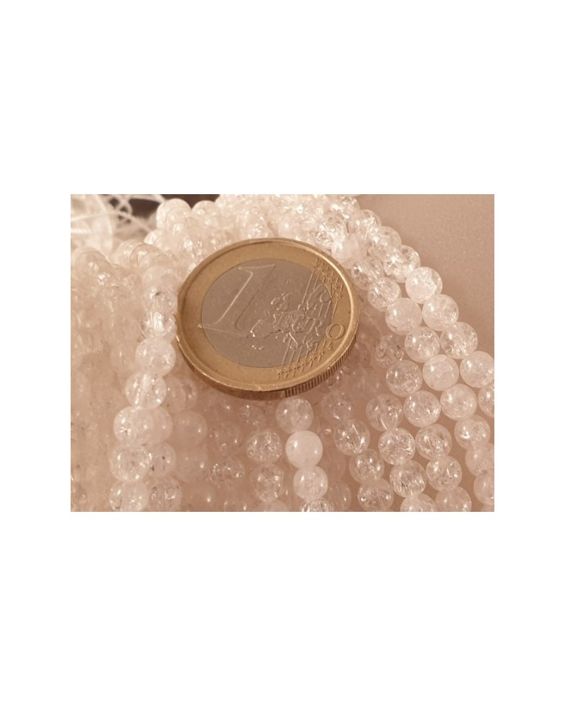 Bergkristall crash Kette 4mm