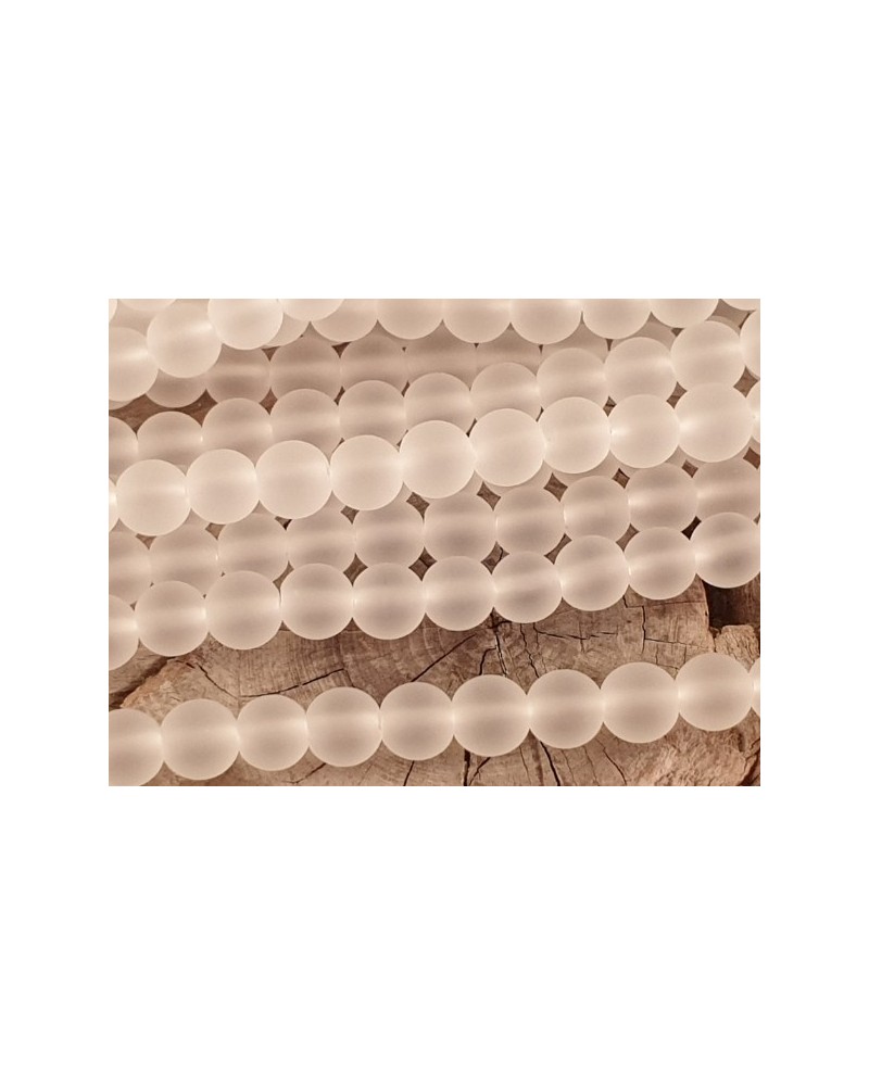 Bergkristallkette 4mm iced