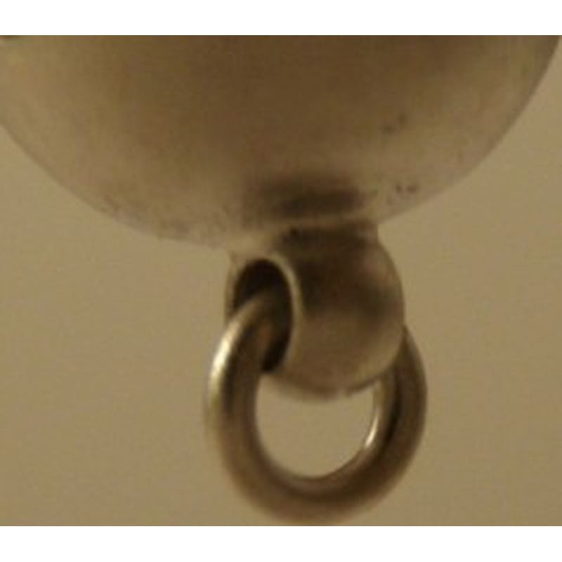 Magnetschliesse 9*15.5mm rhodiniert, Strass 2