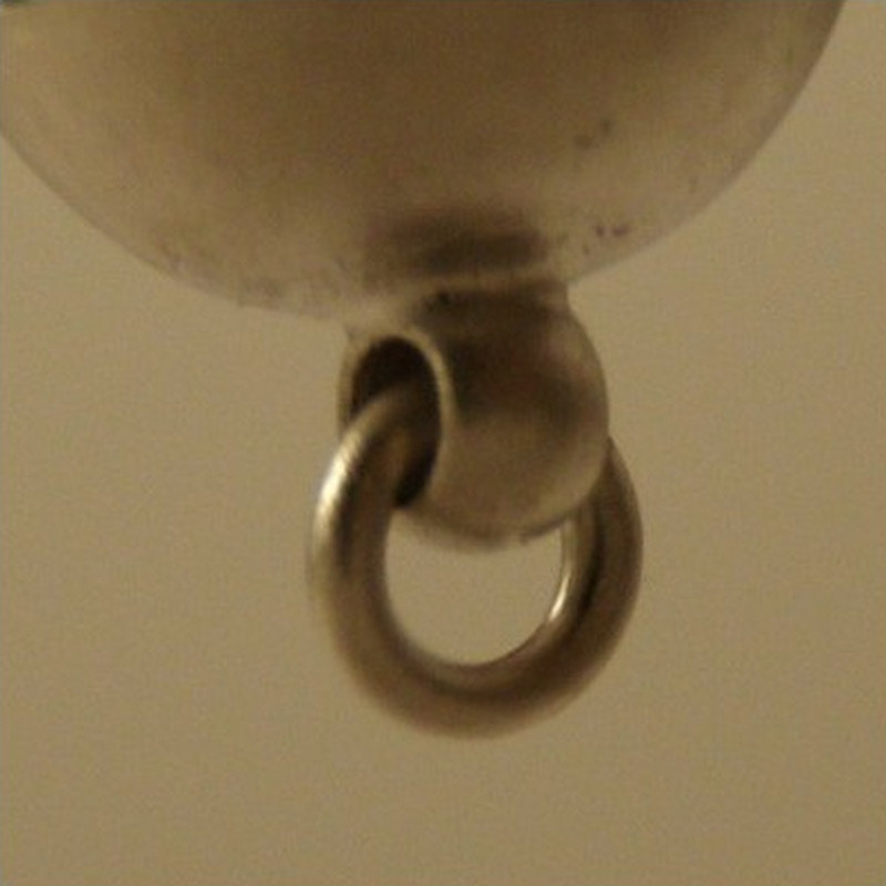 Magnetschliesse 9*15.5mm rhodiniert, Strass