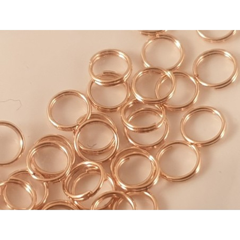 Spiralring 5mm, Edelstahl rosegold