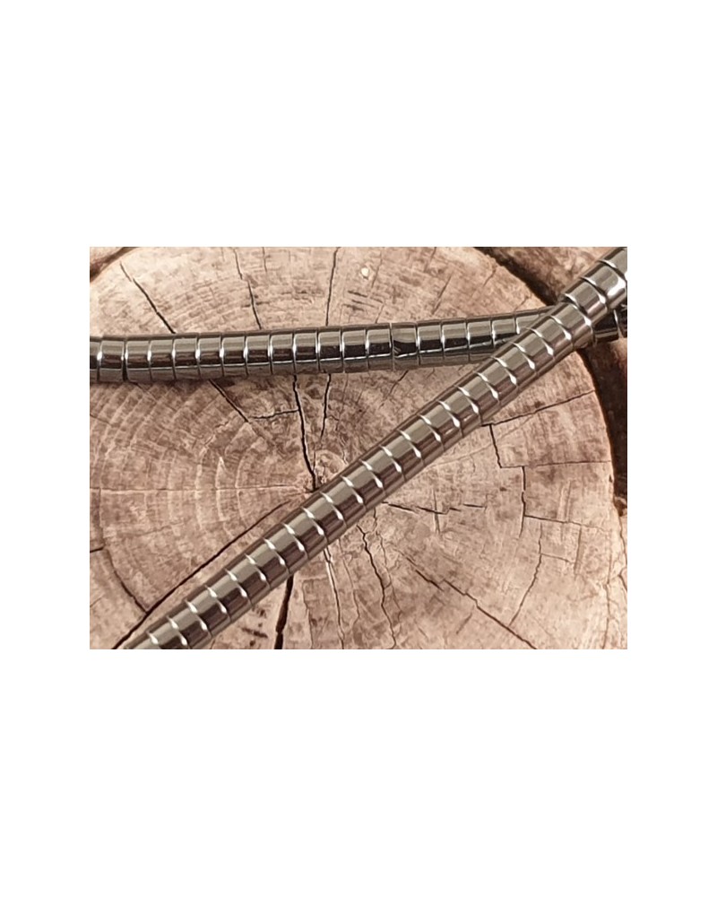 Blutsteinkette (Hämatit) 2x1mm
