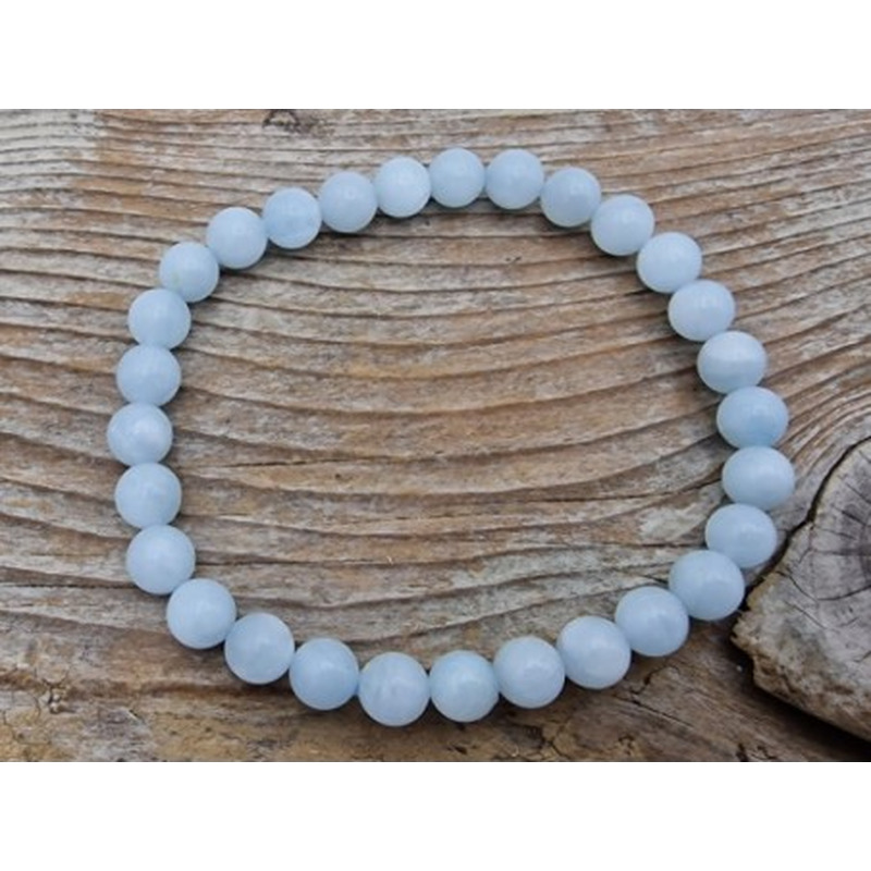 Aquamarin Armband 6mm