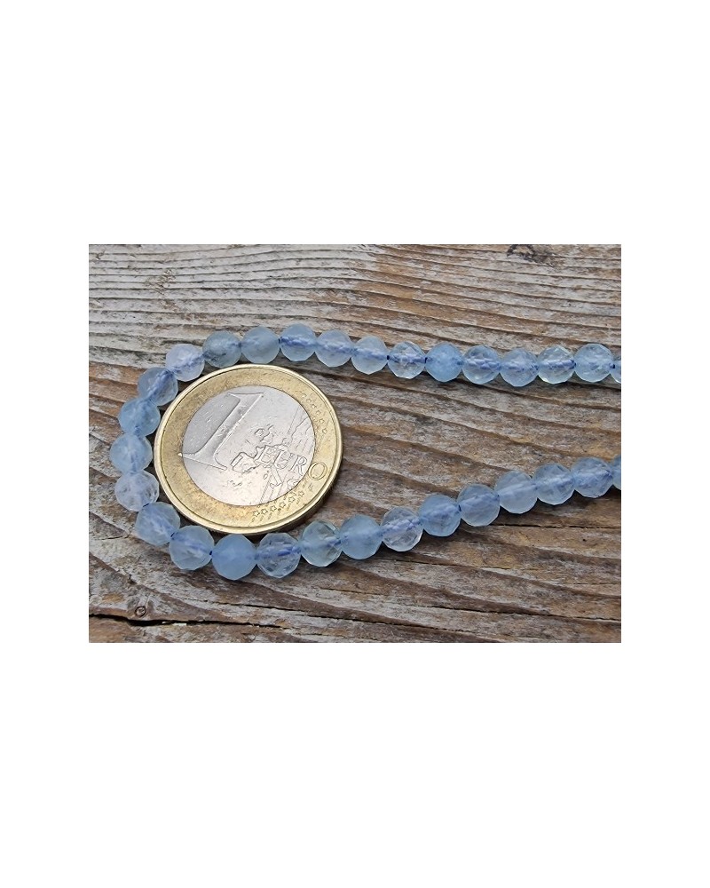 Aquamarinkette facettiert 5mm