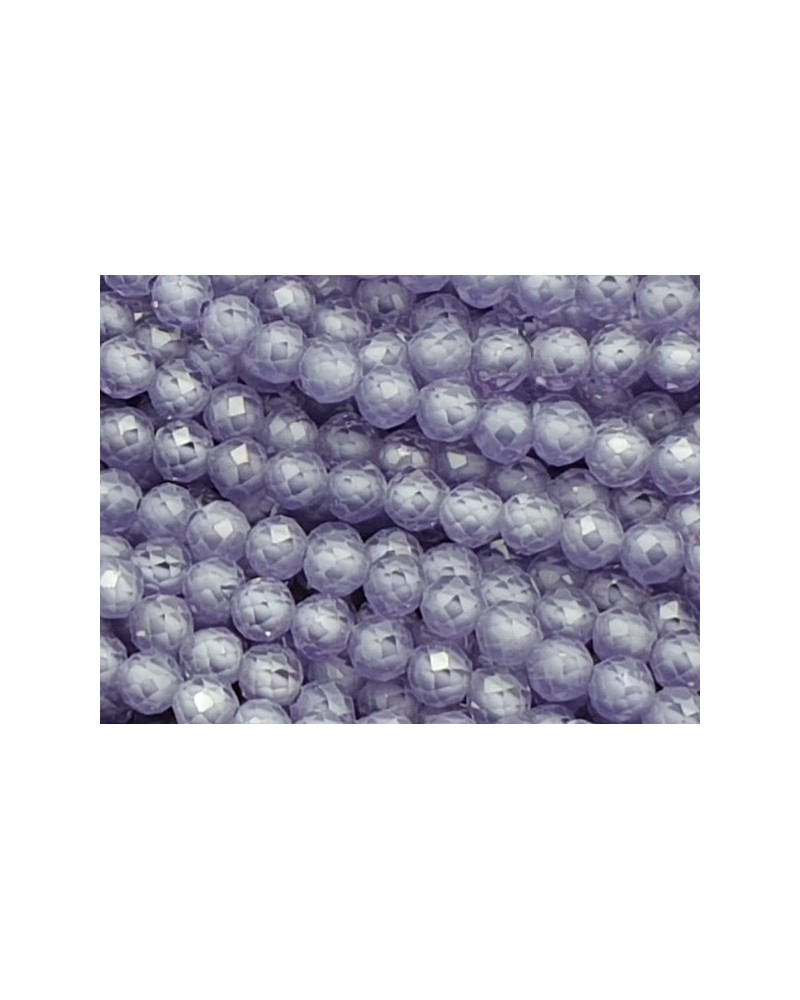 Zirkonkette-stark funkelnd-facettiert 3mm