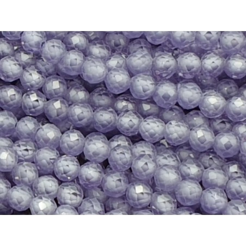 Zirkonkette-stark funkelnd-facettiert 3mm