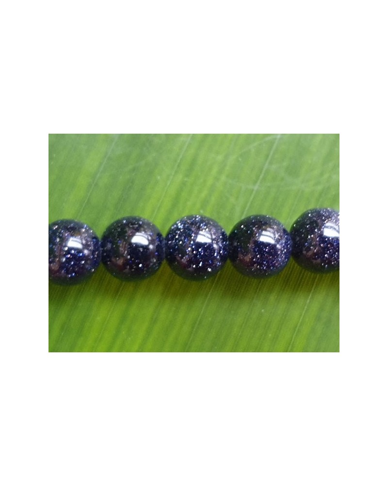 Blaue Goldflusskette 6mm