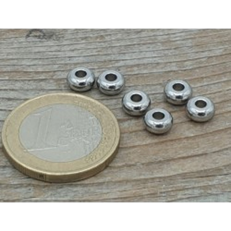 Zwischenteil, Scheibe 6x3mm, Edelstahl 2