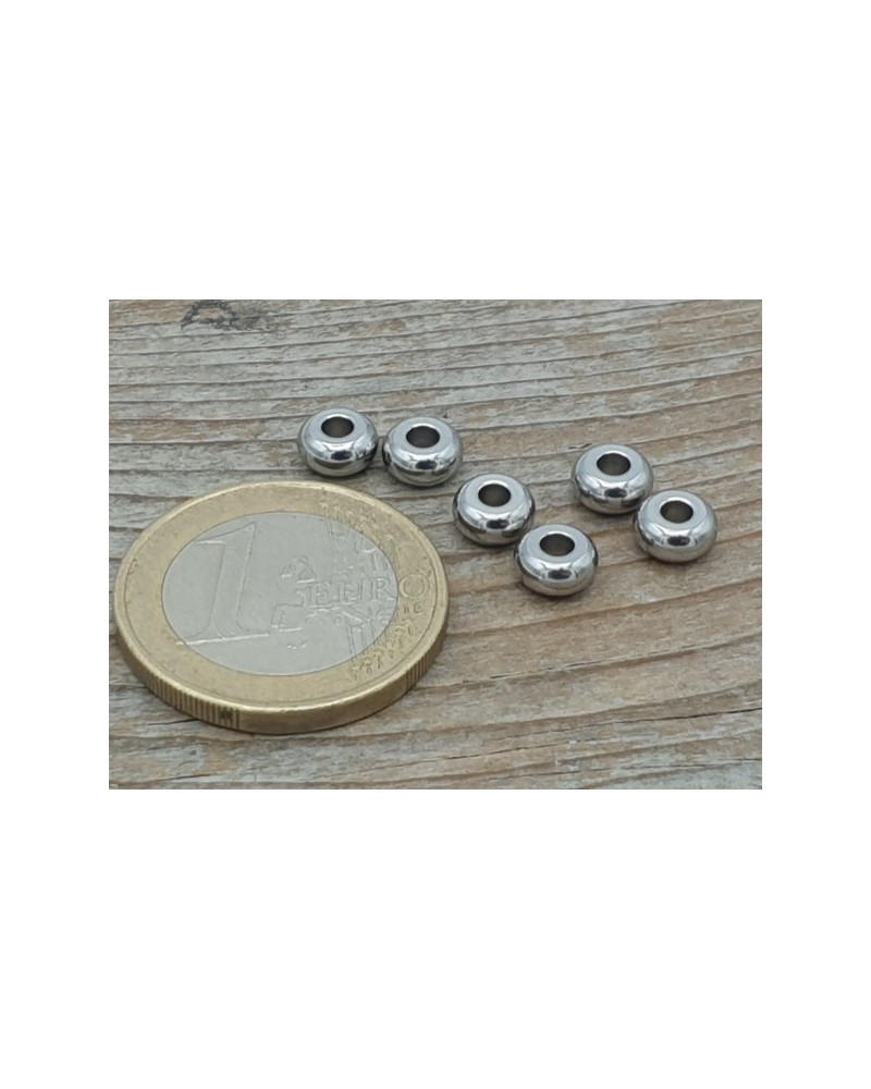 Zwischenteil, Scheibe 6x3mm, Edelstahl