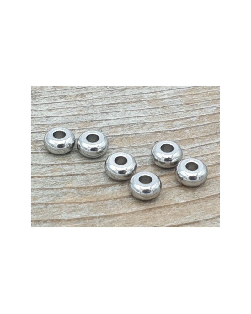 Zwischenteil, Scheibe 6x3mm, Edelstahl